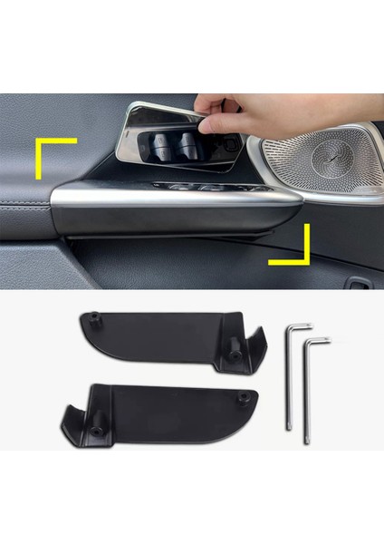 Araba Kol Dayama Saklama Kutusu Kapı Saklama Kutusu Tepsi Aksesuarları Mercedes Benz C Sınıfı Için W206 2022 2023 (Yurt Dışından) modelleri