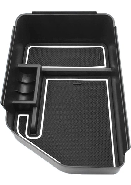 Orta Konsol Düzenleyici Tepsi 2022+ Kia Ev6 Kol Dayama Saklama Kutusu Iç Aksesuarlar Para Tutuculu, Beyaz (Yurt Dışından)