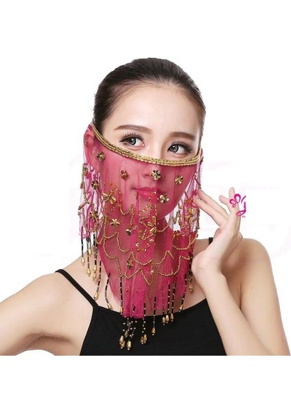 Peçe 2 Moda Hint Takı Saç Dekorasyon Saç Bandı Metal Kafa Bandı Oryantal Dans Kafa Taç Bohemian Püskül Sikke Taç Kadın Hediye (Yurt Dışından)