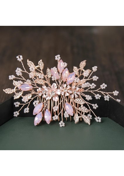 Siyah Tabanca Kaplama Inci Kristal Rhinestone Saç Combs Düğün Saç Aksesuarları Gelin Çiçek Başlığı Kadınlar Için Gelin Saç Takı Firkete Hediye (Yurt Dışından) fırsatları