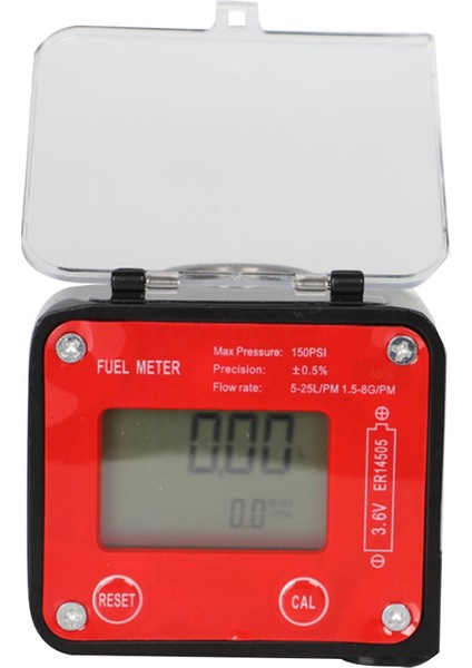 Oval Dişli Debimetre Metre Küçük Debimetre Kapaklı Metre Sensör Sayaç Göstergesi A (Yurt Dışından)