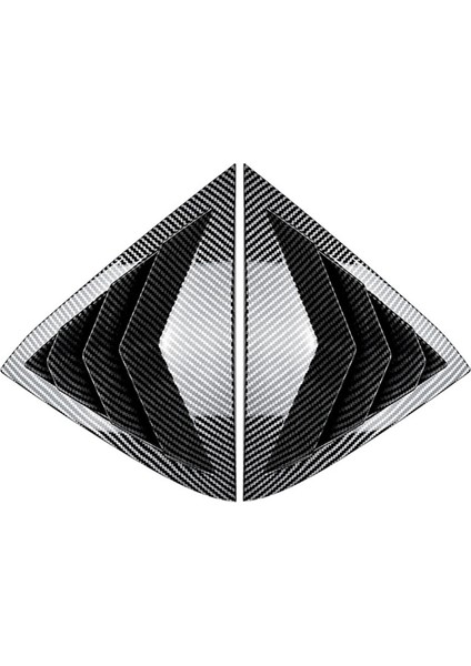 Araba Arka Cam Panjurları Panjurlar Perdeler Kapak Trimi Ford Fiesta Mk7 7.5 2008-2017 Araba Aksesuarları Karbon Fiber (Yurt Dışından)