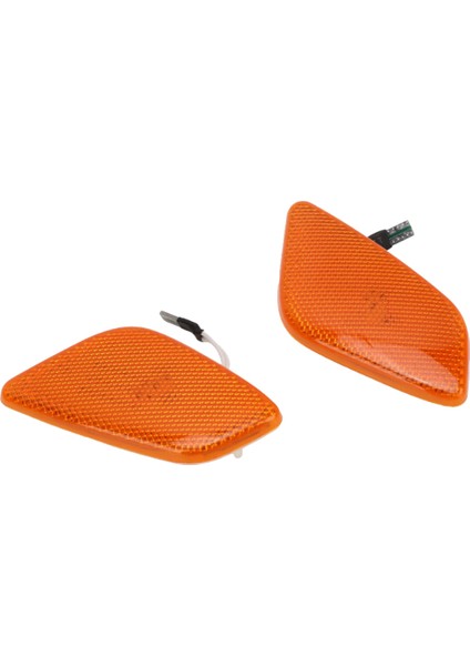 Jeep Wrangler Tj 1997-2006 Için Araba Yan Sinyal Lambası Sinyal Işığı 55155629AC 55155628AC Sarı (Yurt Dışından)