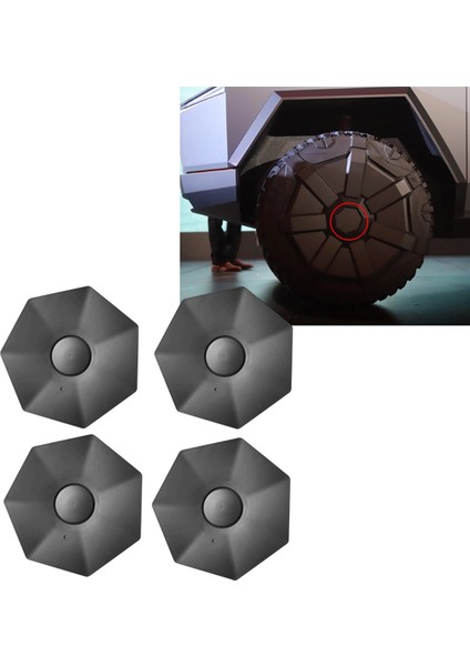 Tesla Cybertruck Tekerlek Toz Kapağı Araba Aksesuarları Için Araba Tekerlek Merkezi Kapağı Kapağı (Yurt Dışından) indirimleri