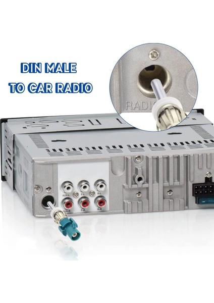 5 Adet Araba Stereo Anten Adaptörü Fm Am Radyo Konektörü Fakra Dın Anten Fişi Dönüştürücü Araba Alıcısı Için (Yurt Dışından) modelleri