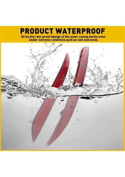 Araba Sağ Arka Lamba Fren Lambası Kapağı Arka Tampon Reflektör Kapağı 1077407-00-F Tesla Model 3 2017-2022 Için (Yurt Dışından) fiyatları