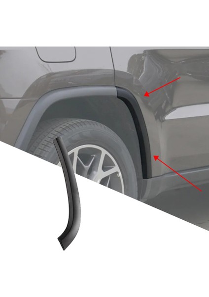 1MP37RXFAE Araba Arka Sol Tekerlek Arch Kalıplama Trim Jeep Grand Cherokee 2011-2021 Için Fit Araba Aksesuarları CH1790102 (Yurt Dışından) fırsatları