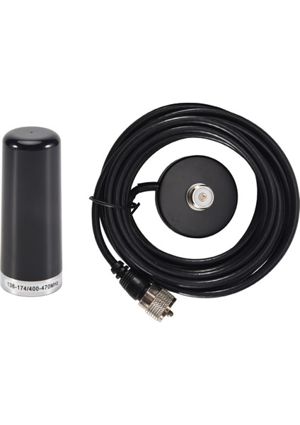 Oppxun Mini Dual Band Vhf Uhf HH-N2RS Anten Manyetik Montajlı 5 M RG316 Kablo Araba Araç Mobil Radyo Qyt Tyt (Yurt Dışından) fırsatları