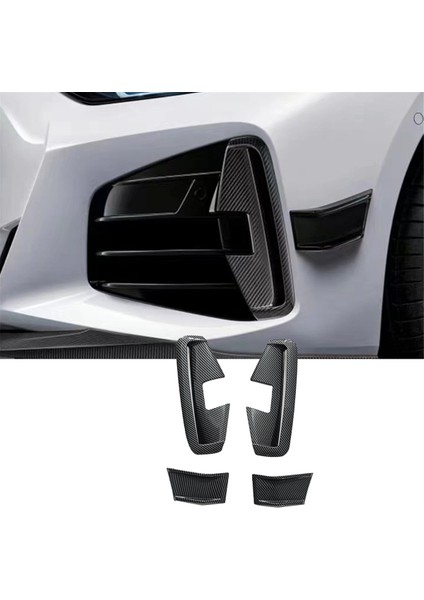 Araba Ön Tampon Yan Kanardlar Bölücü Spoiler Bmw 4 Serisi G22 Mp 2021-2024 Ön Rüzgar Blade Fang Spoiler (Yurt Dışından) indirimleri