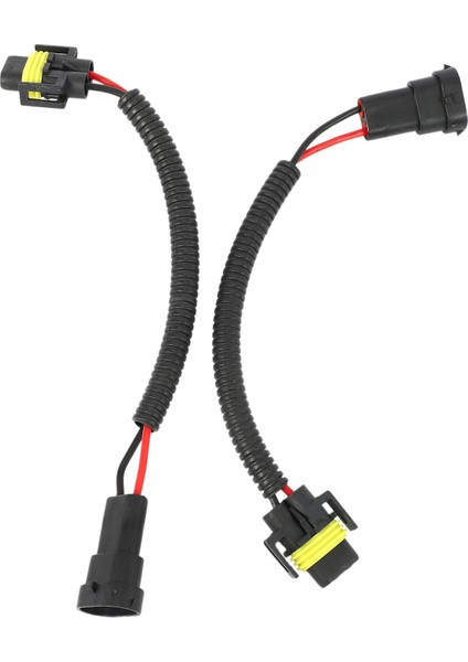 2 Adet 9006 To H11 H8 Far Sis Lambası Dönüşüm Konnektörü Kablolama Soket Kablo Demeti Kablo Soketli Konnektör Tamir Kiti (Yurt Dışından)