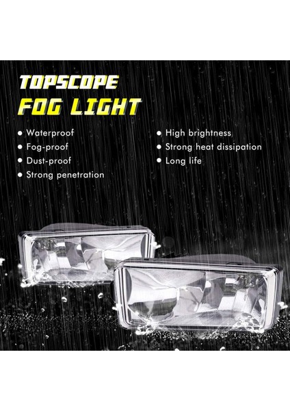 Şeffaf Lens Sürüş Sis Farları Lambaları Chevy Silverado Suburban Tahoe Gmc Sierra Yukon 25883245 GM2593160 (Yurt Dışından) modelleri