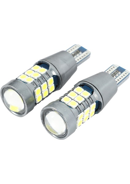 2 Adet Araba LED Ampul Dönüş Sinyali 3030 27SMD T15 Geri Vites Lambası Kod Çözücü Fren Lambası Araba Yedek Ampulü Işık Arka Lambası Siyah ve Beyaz (Yurt Dışından) modelleri