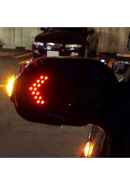 2 Adet 14 Smd Araba LED Dikiz Aynası Göstergesi Dönüş Sinyal Işığı Dikiz Aynası Lambası Araba Aksesuarları, Kırmızı Işık (Yurt Dışından) fırsatları