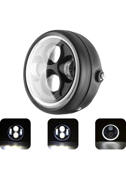 Modifiye Motosiklet LED Far GN125 Far 5.75 Inç Retro Far Diyafram Far (Yurt Dışından) fırsatları