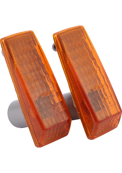 2 Adet Araba Çamurluk Dönüş Sinyal Işığı Göstergesi Tekrarlayıcı Lamba Kapağı Sarı Mercedes Benz Için W124 R129 W140 W202 W201 (Yurt Dışından) modelleri