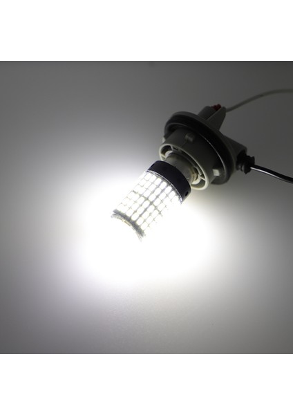 2 Adet Araba LED Ampuller 3157 P27-7W T25 LED P27W Canbus Lamba Yüksek Güç Hata Yok Ücretsiz Ters Işık Dönüş Fren Lambası Sarı (Yurt Dışından) indirimleri