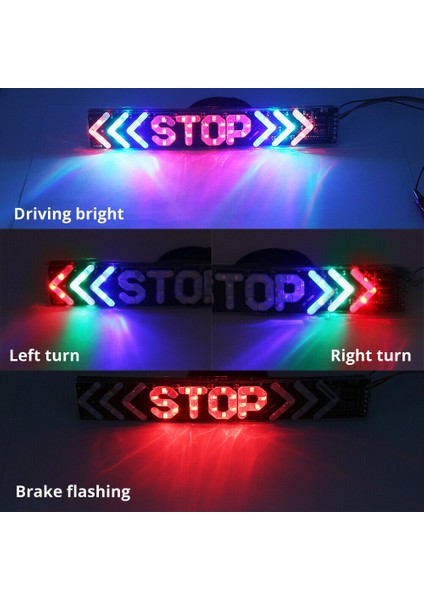 LED Motosiklet Işık Flaşı Dur Moto Gösterge Lambası Fren Dönüş Sinyali Sürüş Arka Lambası 12V Evrensel Uyarı Gün Işığı (Yurt Dışından) modelleri