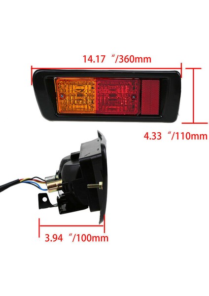 Toyota Land Cruiser Prado Için Arka Tampon Reflektör Fren Lambası (90) 97 98 (Yurt Dışından) fırsatları