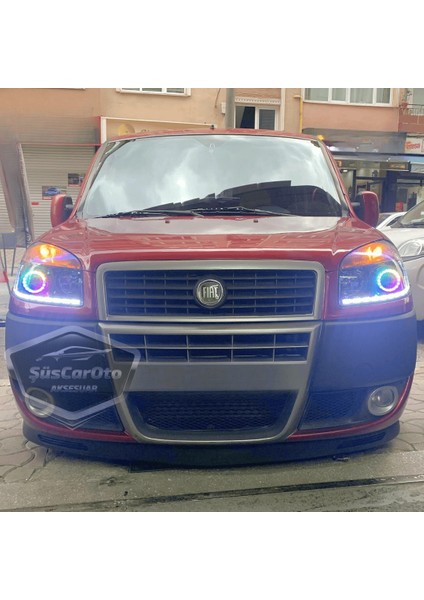 Fiat Doblo D2 2005-2010 Uyumlu Üniversal V2 Laguna Lip Esnek Ön Lip 2 Parça Tampon Altı Dil Karlık Ön Ek