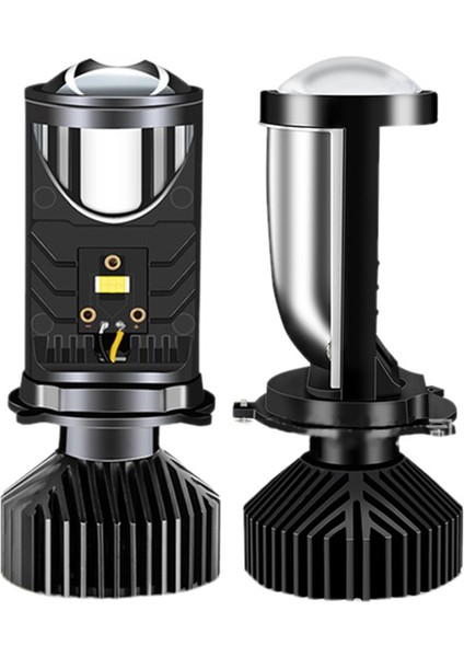 Y9 H4 LED Projektör Far Projektör Lens Fan Soğutmalı Otomobil Hi Lo Işın Ampulü (Yurt Dışından) fiyatları
