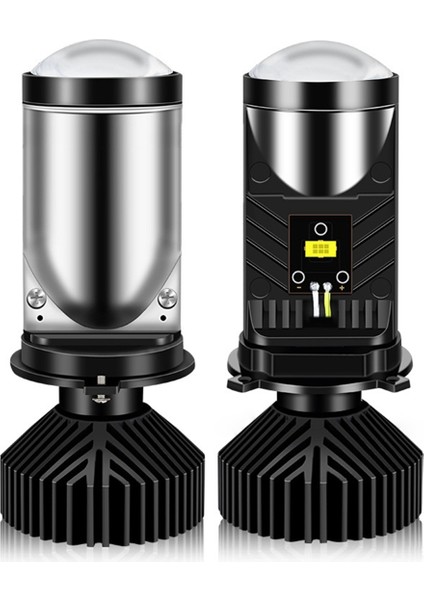 Y9 H4 LED Projektör Far Projektör Lens Fan Soğutmalı Otomobil Hi Lo Işın Ampulü (Yurt Dışından) modelleri