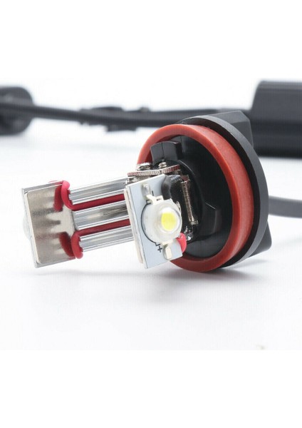 1set Araba Halo Melek Gözü LED Işık H8 6W Beyaz Ampuller Bmw E90 E92 E93 E89 E60 E70 (Yurt Dışından) fırsatları