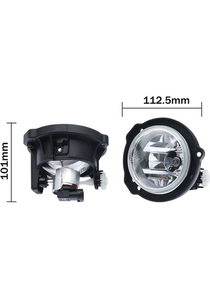 Çift LED Sis Lambası Ön Tampon Sis Lambası Ampulü Şeffaf Lens Toyota Avanza 2012-2019 Için (Yurt Dışından) fırsatları