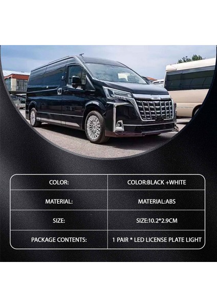 Beyaz LED Numarası Plaka Işığı Değiştirme Toyota Hiace Hi-Ace H200 2004-2012 Araba Aksesuarları (Yurt Dışından) fırsatları