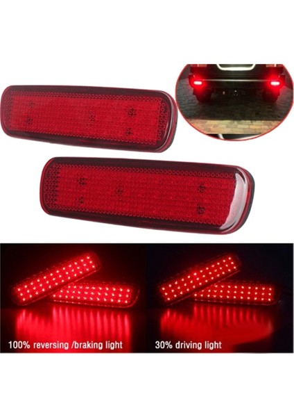 Araba LED Arka Tampon Reflektör Fren Lambası Kuyruk Lambası Toyota Land Cruiser 100/CYGNUS LX470 (Yurt Dışından) modelleri