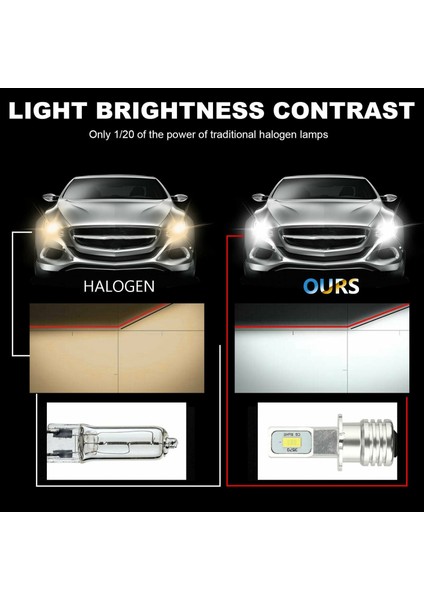 2x H3 Süper Parlak -Led Far Kiti 100W 10000LM Sis Drl Ampuller 6000K Beyaz (Yurt Dışından) fırsatları