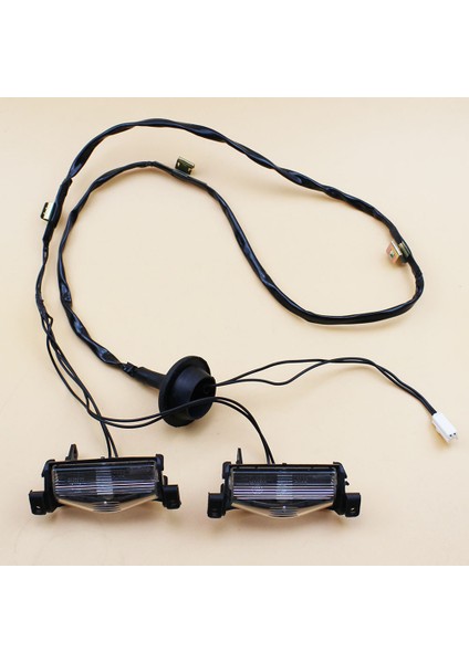 Araba Styling Arka Plaka Işıkları Meclisi Ampul ile BS1E-51-270 Mazda 3 Için Fit 2003 2004 2005 2006 2007 2008 (Yurt Dışından) indirimleri