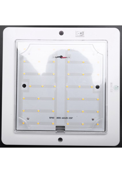 9W 12V Araba Karavan Rv LED Iç Çatı Tavan Iç Lamba Kubbe Işık Sıcak Işık (Yurt Dışından) indirimleri