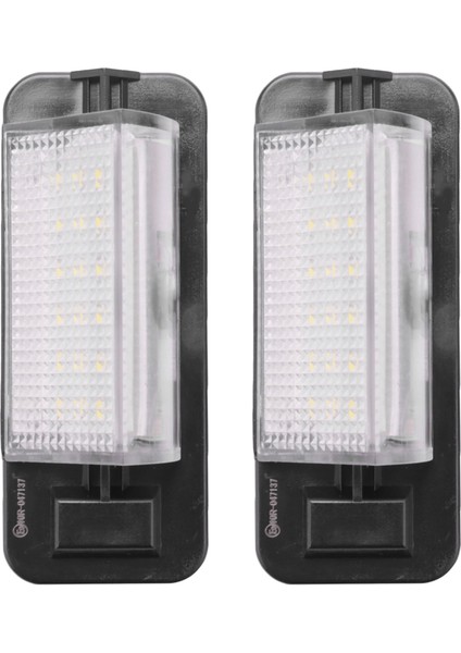 2 Adet 18LED Araba Yüksek Güç Beyaz Plaka Işığı Bmw E36 318I 328I M3 (Yurt Dışından)