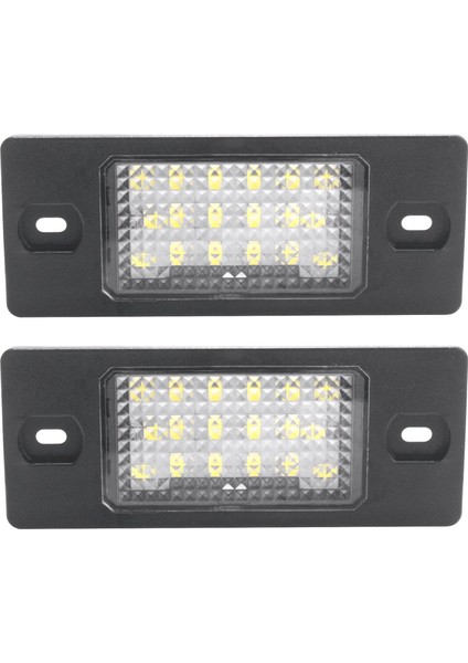 2 Adet Hiçbir Hata LED Numarası Plaka Işığı Golf 5 Touring Touareg Tiguan Porsche Cayenne (Yurt Dışından)