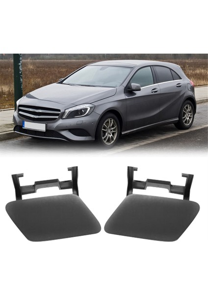 2 Adet Araba Ön Tampon Far Yıkama Sprey Nozulu Kapağı Mercedes Benz A Sınıfı W176 12-17 1768850123 1768850223 (Yurt Dışından) modelleri