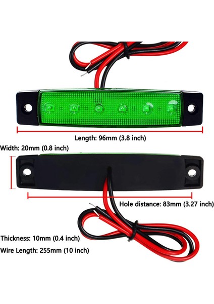 10X LED Kaya Işıkları, Şerit Işıklar, Tekerlek Kuyusu Işıkları, Jeep, Arazi, Kamyon, Karavan, Ford, Yeşil Için Su Geçirmez 6 LED Araba Işıkları Kiti (Yurt Dışından) fırsatları