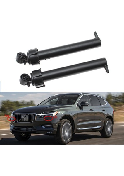 Far Yıkama Memesi Far Temizleme Sprey Pompası 31416797 31416798 Volvo XC60 2018 2019 2020 2021 Için (Yurt Dışından) indirimleri
