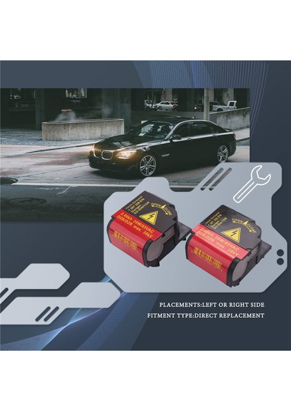 2 Adet Xenon Hıd Far Ampul Ateşleyici Soket Tutucu -Bmw -Audi Mercedes-Benz Ford Golf Touran Jetta 1307329076 (Yurt Dışından) fırsatları