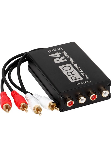 4 Kanallı Ses Izolatörü Rca Ses Gürültü Izolatörü Arabaya Monte Edilen Akım Akustik Gürültü Giderici Ortak Toprak Izolatörü (Yurt Dışından)