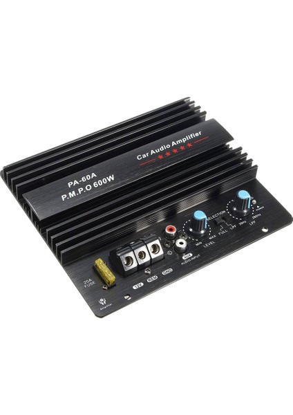 12V 600W Araç Ses Güç Amplifikatörü Kurulu Kayıpsız Subwoofer Bas Modülü Yüksek Güç Araç Ses Aksesuarları Mono Kanal (Yurt Dışından)