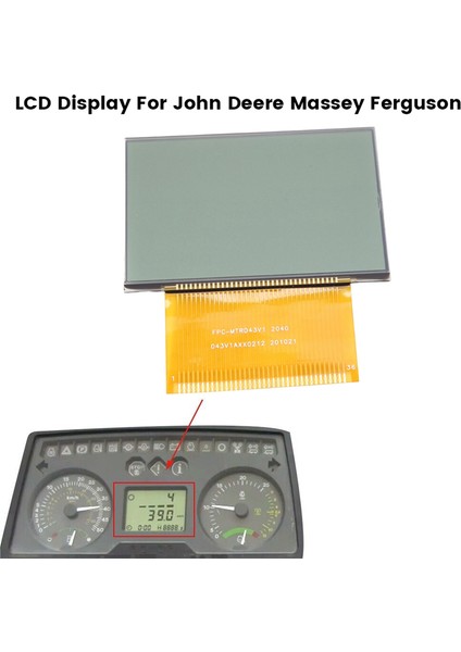 John Deere Massey Ferguson Traktörler Için LCD Ekran Gösterge Paneli Ekran Onarımının Değiştirilmesi (Yurt Dışından) fırsatları