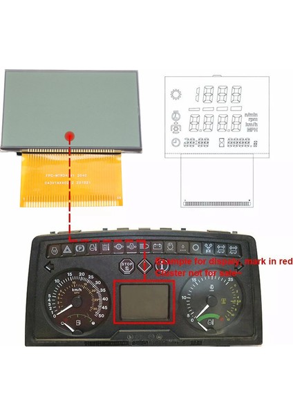 John Deere Massey Ferguson Traktörler Için LCD Ekran Gösterge Paneli Ekran Onarımının Değiştirilmesi (Yurt Dışından) indirimleri