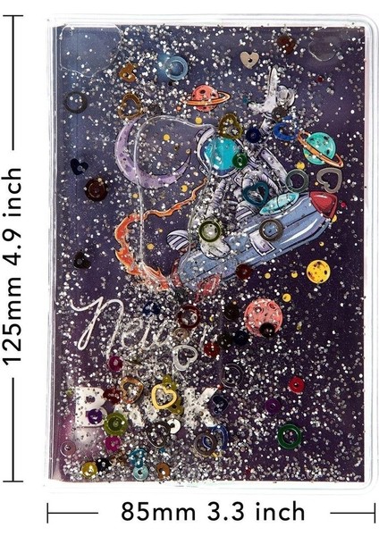 Simli ve Sulu Kapaklı Renkli Sayfalı Desenli Mini Defter fiyatları