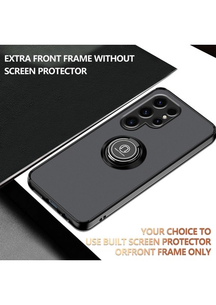 Samsung Galaxy S25 Ultra Kılıf Mat Parmak Izi Yapmaz Renkli Tuşlu 360 Yüzüklü Standlı Military Kamera Korumalı Kapak indirimleri