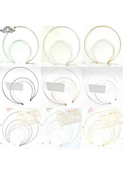 5 Kat Gül Altın Dıy Düğün Taç Saç Aksesuarları Çok Katmanlı Saç Bantları Tiaras ve Taçlar Lolita Headdress Muhteşem Mariage Saç Bandı Şapkalar (Yurt Dışından)