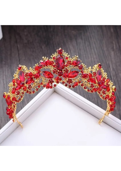 HG008 2020 Yeni Moda Barok Lüks Kristal Ab Gelin Taç Tiaras Kadınlar Için Açık Altın Diadem Tiaras Gelin Düğün Saç Aksesuarları (Yurt Dışından)