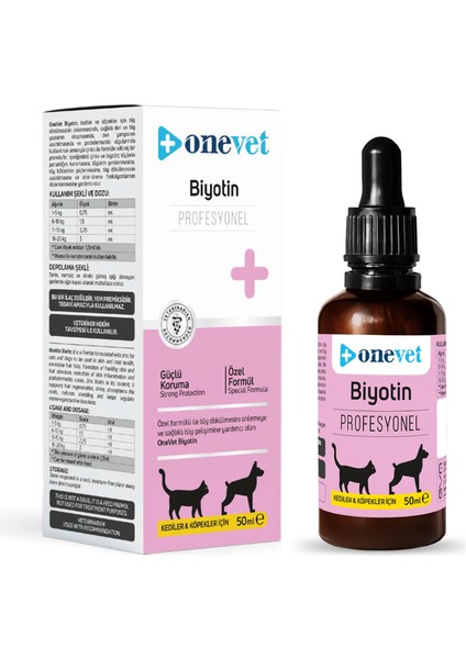 Kedi Köpek Probiotic Biyotin Professional Sıvı 50 ml
