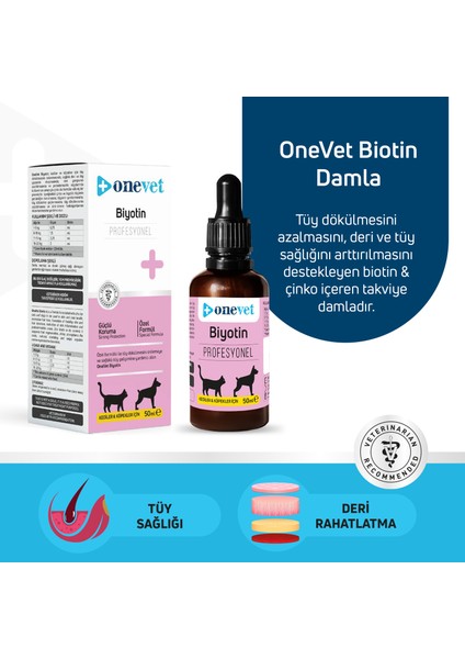 Kedi Köpek Probiotic Biyotin Professional Sıvı 50 ml