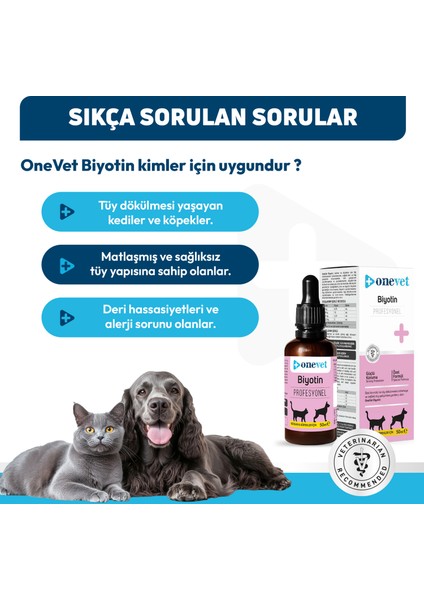 Kedi Köpek Probiotic Biyotin Professional Sıvı 50 ml