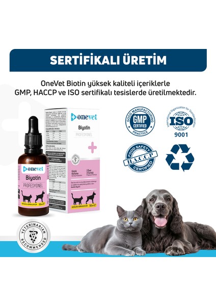 Kedi Köpek Probiotic Biyotin Professional Sıvı 50 ml